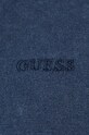 Guess polo z domieszką jedwabiu CREE granatowy M4GR07.Z3DN1