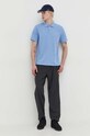 North Sails polo in cotone 692451 blu AW24