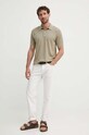 United Colors of Benetton polo bawełniane 1194U3013 zielony SS24