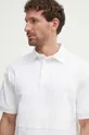 λευκό Βαμβακερό μπλουζάκι πόλο United Colors of Benetton