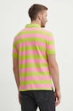 Odzież United Colors of Benetton polo bawełniane 3JFPU301T zielony