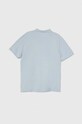 Bavlněné polo tričko Levi's 35883 modrá SS25
