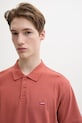 Bavlnené polo tričko Levi's oranžová 35883