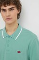 Levi's polo de bumbac verde 35883