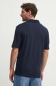 Ruházat Sisley vászonpóló 3IYCS300M sötétkék