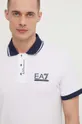 bijela Polo majica EA7 Emporio Armani