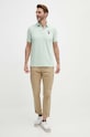 Polo tričko Karl Lagerfeld 542221.745022 tyrkysová SS24