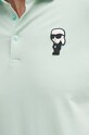 Polo tričko Karl Lagerfeld 542221.745022 tyrkysová