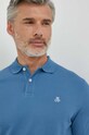 Marc O'Polo polo bawełniane 423223053092 niebieski SS24