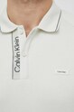 Calvin Klein polo bawełniane K10K112463 zielony