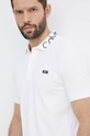 Calvin Klein polo z elastanem biały K10K112467