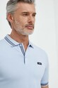 Πόλο Calvin Klein K10K112469 μπλε SS24