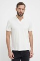 Calvin Klein tricou polo din in regular bej K10K112959
