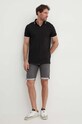 Liu Jo tricou polo M124P205HAVANAPRO negru SS24