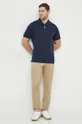 Βαμβακερό μπλουζάκι πόλο Michael Kors σκούρο μπλε