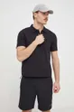 crna Polo majica za vježbanje Calvin Klein Performance
