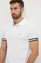 Odzież Tommy Hilfiger polo MW0MW34737 biały