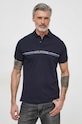 Odzież Tommy Hilfiger polo bawełniane MW0MW34769 granatowy