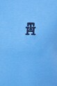 Tommy Hilfiger polo bawełniane niebieski MW0MW34783