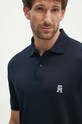 Бавовняне поло Tommy Hilfiger темно-синій MW0MW34783