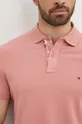 ružová Polo tričko Tommy Hilfiger