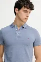 Tommy Hilfiger polo in cotone blu MW0MW34755