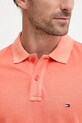 Tommy Hilfiger polo bawełniane pomarańczowy MW0MW34757