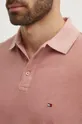 ružová Bavlnené polo tričko Tommy Hilfiger