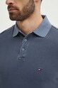 Βαμβακερό μπλουζάκι πόλο Tommy Hilfiger μπλε MW0MW34757
