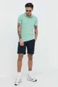 Superdry polo in cotone turchese