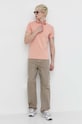 Superdry polo bawełniane M1110323A.MUI różowy SS24