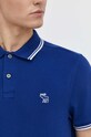 Abercrombie & Fitch poló KI124.4013.200 kék