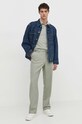 Πόλο Abercrombie & Fitch KI124.4089.310 πράσινο SS24