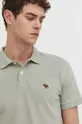 zielony Abercrombie & Fitch polo