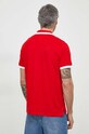Odzież Tommy Jeans polo bawełniane DM0DM18313 czerwony