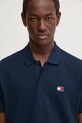 Tommy Jeans polo bawełniane granatowy DM0DM18314