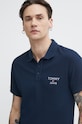 Tommy Jeans polo bawełniane regular granatowy DM0DM18927