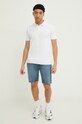 Hollister Co. polo KI324.4010.100 biały SS24