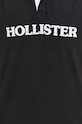 Bavlnené polo tričko Hollister Co. KI324.4059.901 čierna