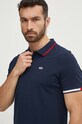 Odzież Tommy Jeans polo bawełniane DM0DM12963 granatowy