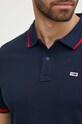 Tommy Jeans polo bawełniane granatowy DM0DM12963