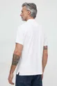 Βαμβακερό μπλουζάκι πόλο Tommy Jeans λευκό