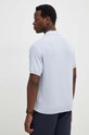 Odzież Lacoste polo bawełniane AH7642 niebieski