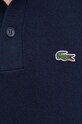 Lacoste polo bawełniane AH7642 granatowy