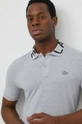 szary Lacoste polo