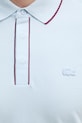 Lacoste polo męskie bawełniane z elastanem PH8184 niebieski