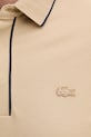 Lacoste polo męskie bawełniane z elastanem PH8184 beżowy