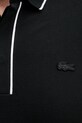 Lacoste polo pánské bavlněné s elastanem PH8184 černá