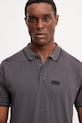 Helly Hansen polo bawełniane szary 34297