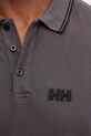 Helly Hansen polo bawełniane 34297 szary